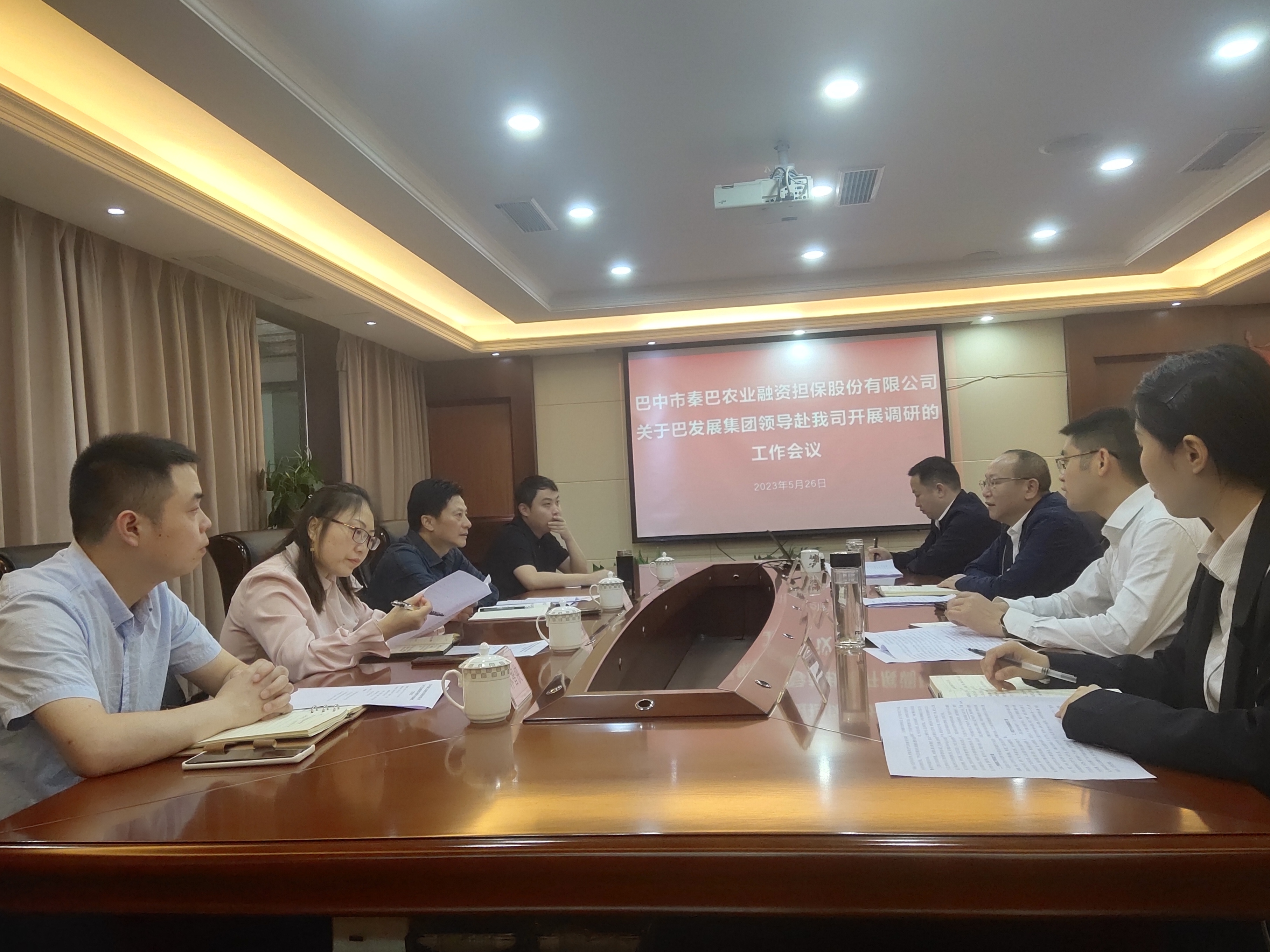 集團黨委書記、董事長許大政一行赴秦巴農(nóng)擔公司開展調研